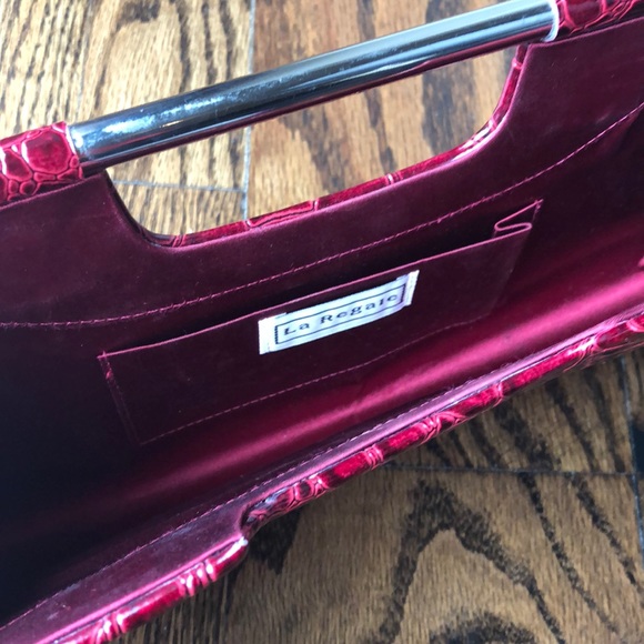 Red/Burgundy Clutch Purse - Picture 2 of 2